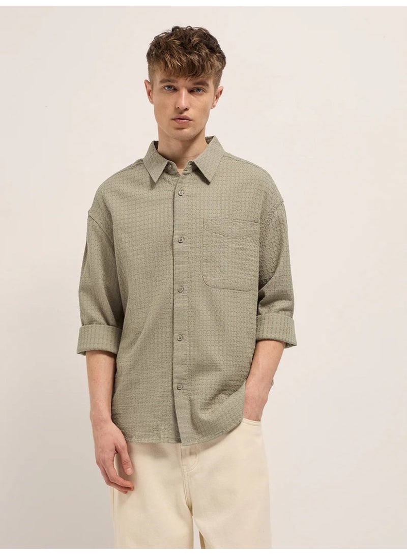 THE BEAR HOUSE Men’s Trendy Shacket for All Seasons | Casual Overshirt Jacket for Men | Versatile Outerwear Layer for Office, Streetwear & Travel | Modern Smart Look for Everyday Outfits - Image 1