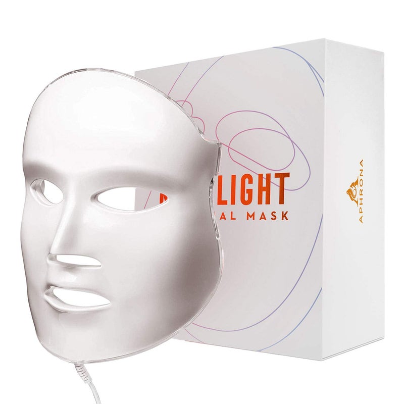 AphronaÂ® | FDA cleared Moonlight LED Facial Mask Skin Care Mask, LED Light Therapy Red Blue light for Acne Removal Wrinkle Reduction - Image 1