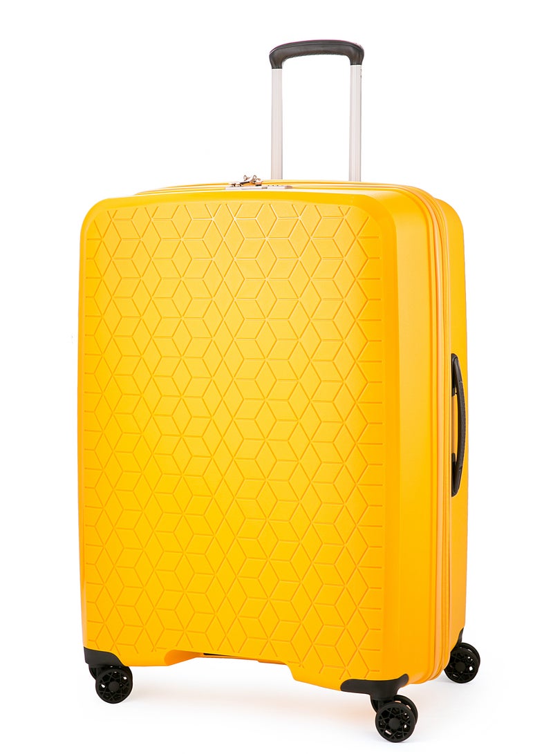Verage  Unbreakable Luggage Expandable Hardside Suitcase Large Yellow - Image 1