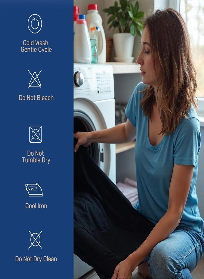 YSSOA King 4 Piece Bed Sheet Set Soft Breathable Cooling Bedding Sheets & Pillowcases- Hotel Luxury Style, Deep Pockets, Easy-Fit and Wrinkle Free, Easy Care Microfiber Polyester Sheets, Black - Image 5