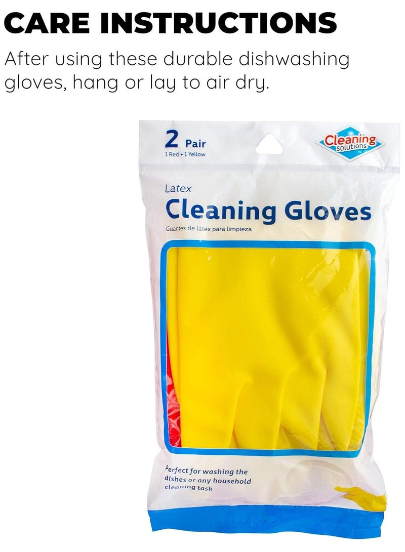 general One-Size-Fits-All Latex Household Gloves for Multiple Uses, 1-pack - Image 3