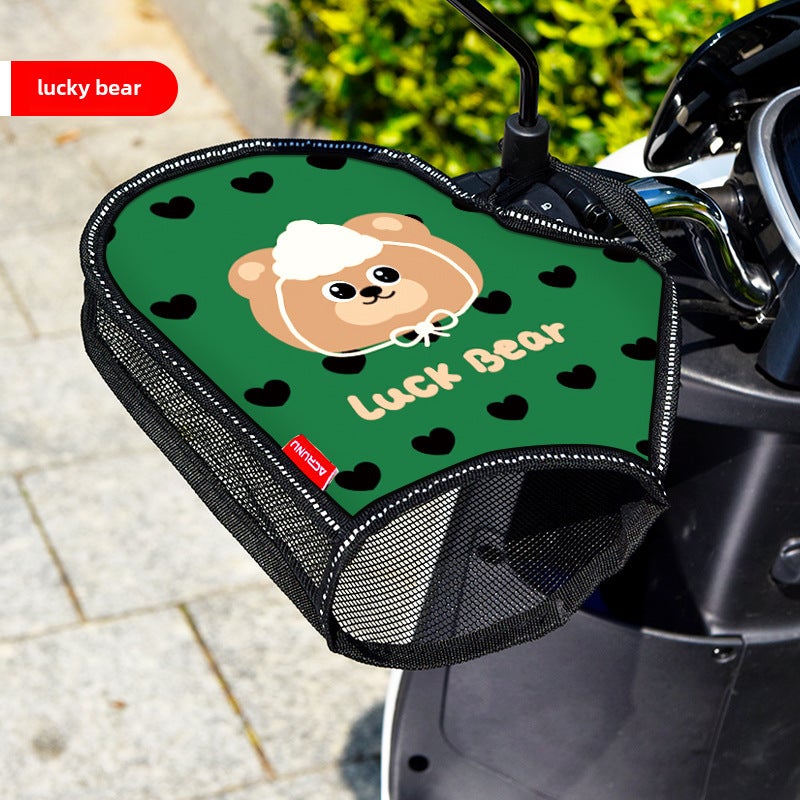 Generic New Electric Bike Sunproof Handlebar Covers Lucky Bear