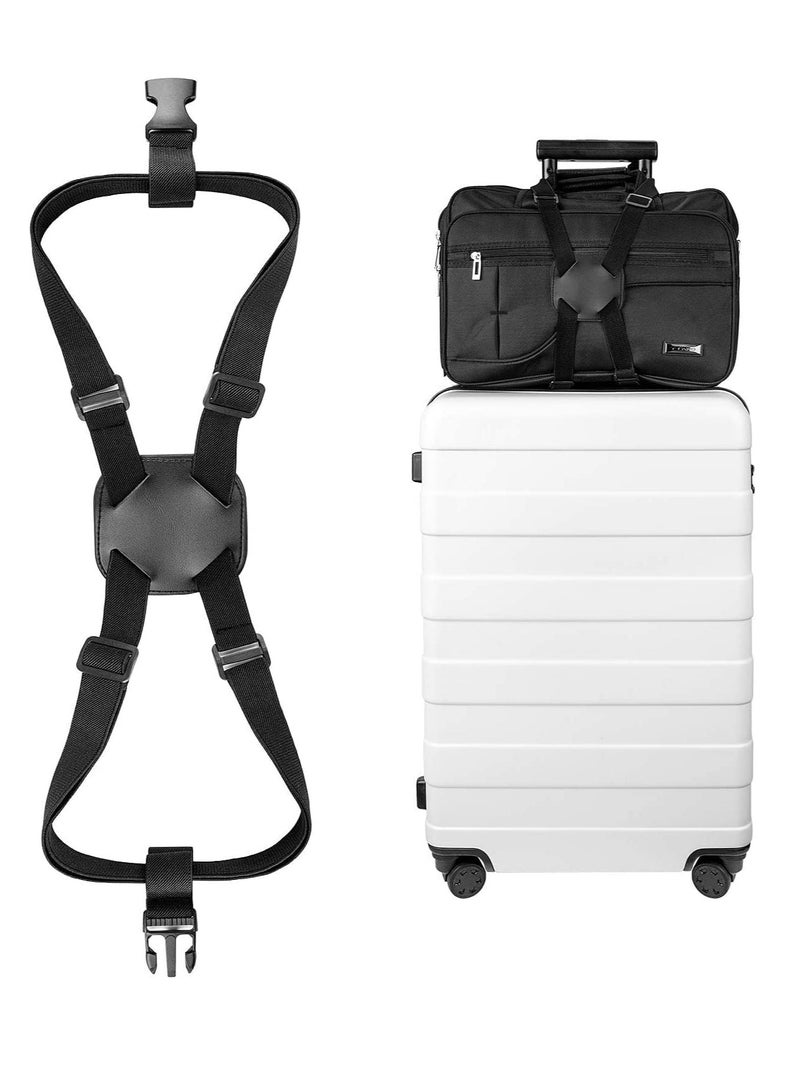 Premify Luggage Strap, High Elastic Suitcase Adjustable Belt Bag Bungees with Buckles | Adjustable Travel Baggage Packing Straps/Belts for Hand Luggage or Big Suitcases - Image 1
