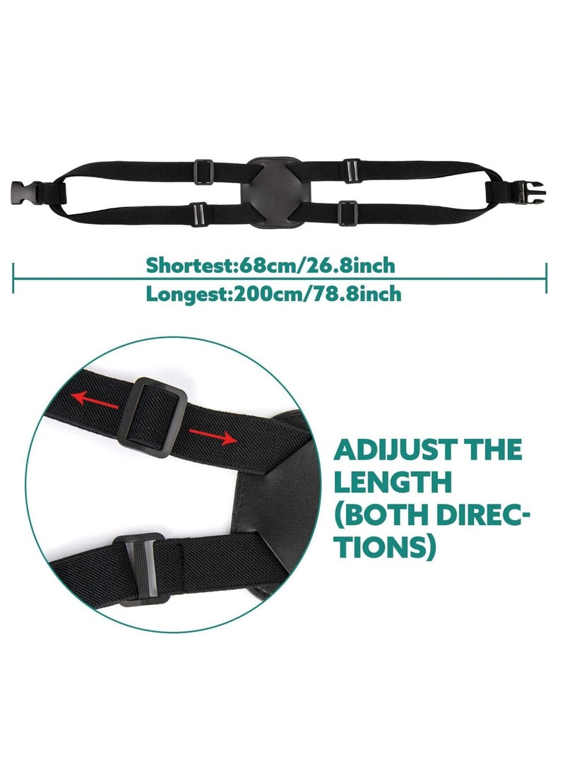 Premify Luggage Strap, High Elastic Suitcase Adjustable Belt Bag Bungees with Buckles | Adjustable Travel Baggage Packing Straps/Belts for Hand Luggage or Big Suitcases - Image 2