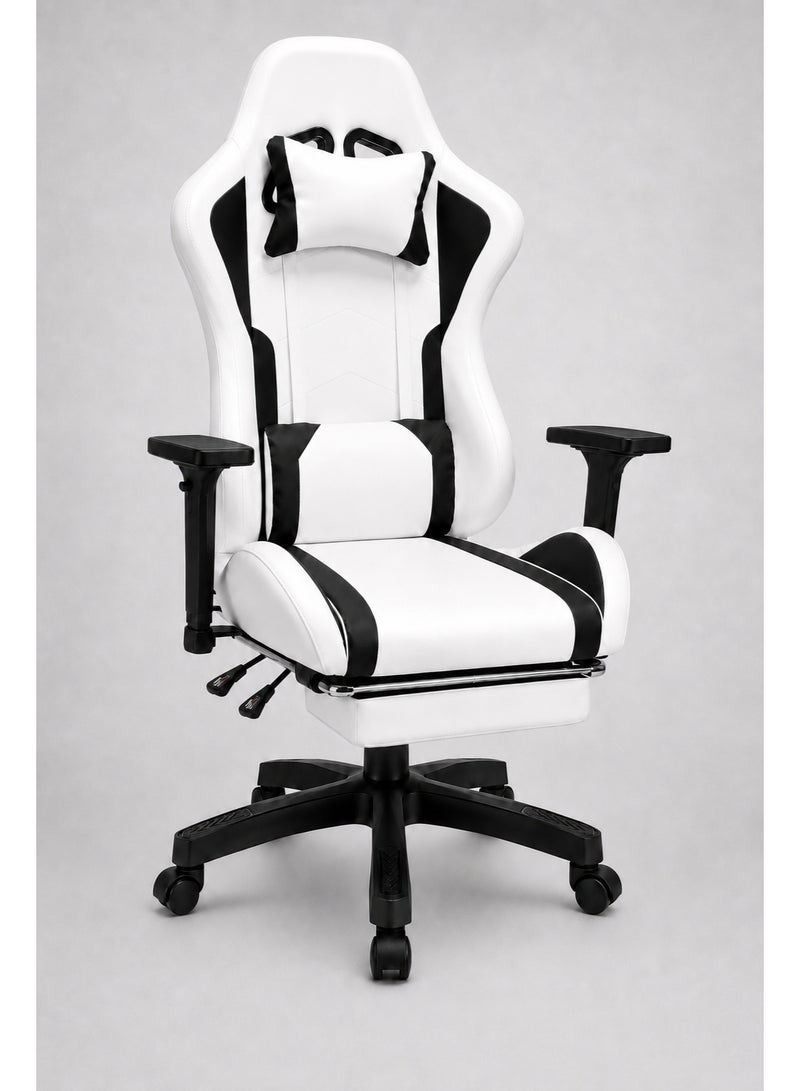 FUOE Gaming Chair—High-back ergonomic computer chair with lumbar support; video game chair with 3D adjustable armrests and 160° recline, suitable for office, home, and gaming. - Image 1