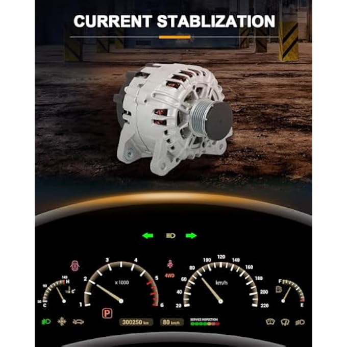 ROADFAR New Alternator Compatible for Nissan for Rogue 2014-2018, Replace 11648 - Image 5