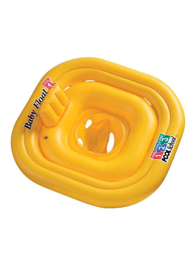 INTEX Deluxe Baby Float Pool School, 1+ Years - Yellow 79x79cm - Image 3