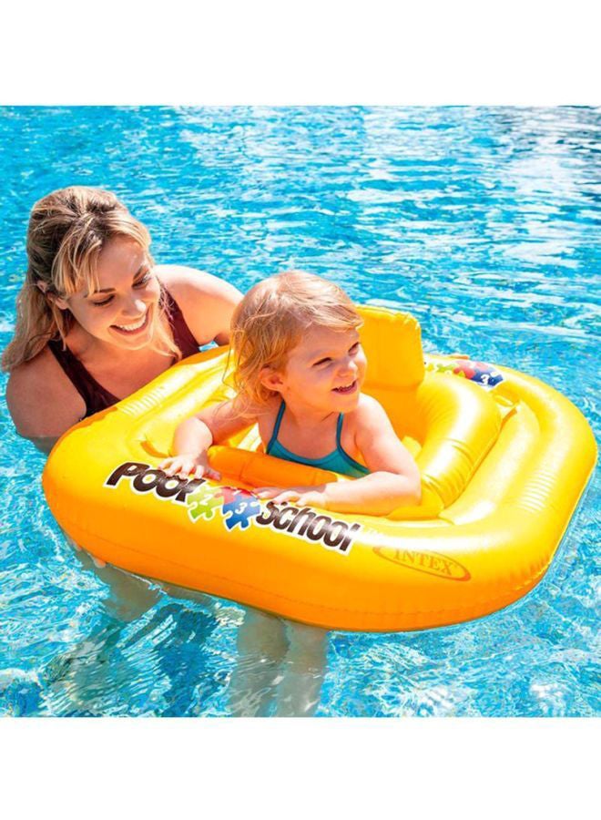 INTEX Deluxe Baby Float Pool School, 1+ Years - Yellow 79x79cm - Image 5