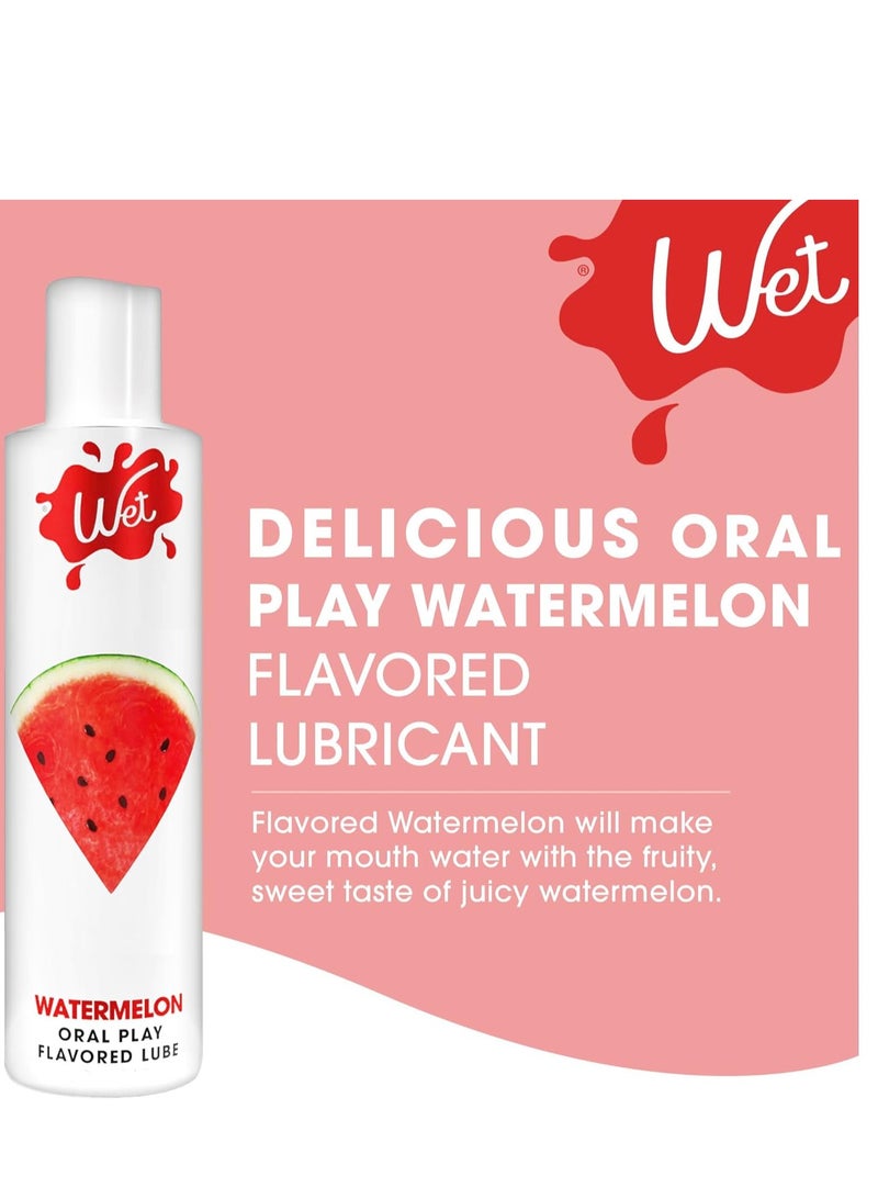 Wet Flavored Juicy Watermelon Edible Lube 3oz - Image 3