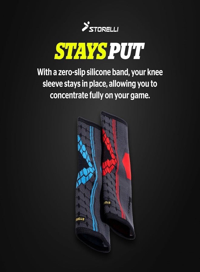 Storelli Knee Sleeve, Compression Knee Brace, Zero-Slip Silicone Band, Customizable Fit, Performance Support and Recovery, Superior Breathability - Image 5
