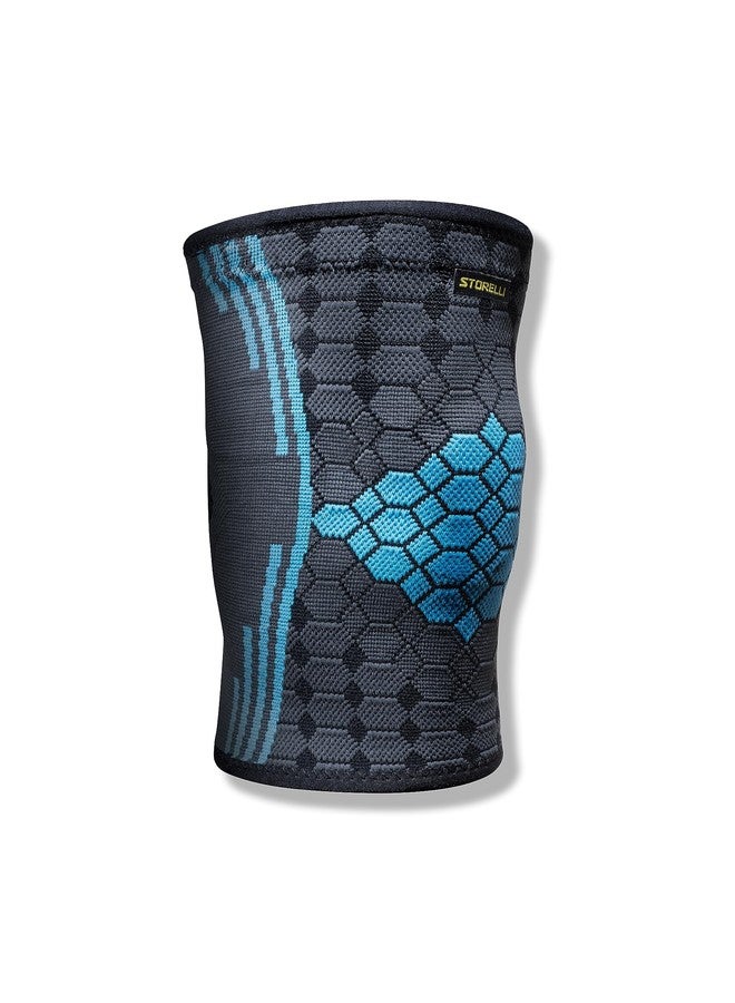 Storelli Knee Sleeve, Compression Knee Brace, Zero-Slip Silicone Band, Customizable Fit, Performance Support and Recovery, Superior Breathability - Image 1