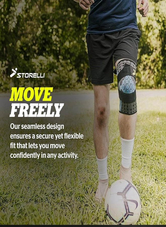 Storelli Knee Sleeve, Compression Knee Brace, Zero-Slip Silicone Band, Customizable Fit, Performance Support and Recovery, Superior Breathability - Image 4