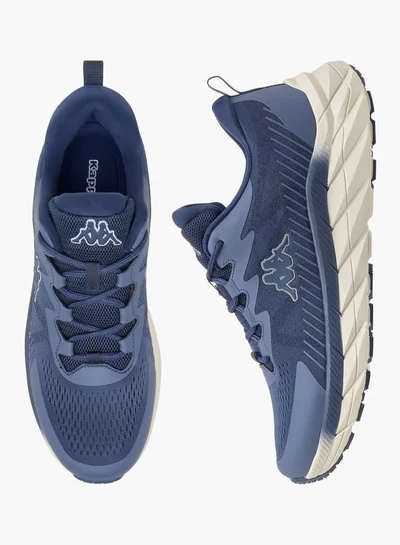 Kappa Men's Logo Print Sports Shoes with Lace-Up Closure