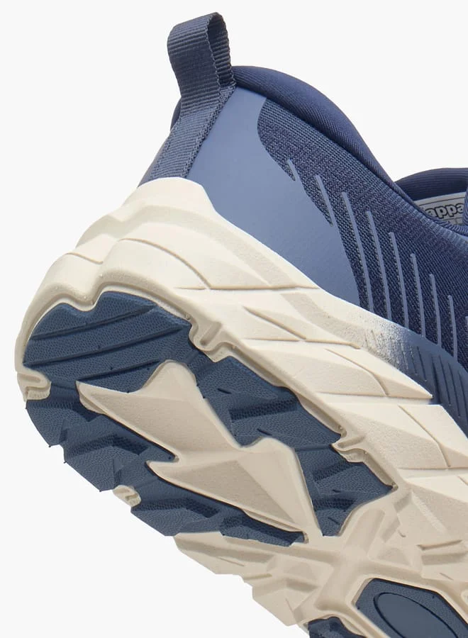 Kappa Men's Logo Print Sports Shoes with Lace-Up Closure