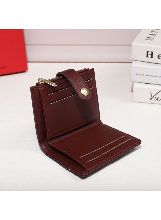 Chchmu CHCH Women's Bag Wallet Exquisite Compact Convenient Decoration Durable Elegant Brand Design Sense Letter Decoration Zipper - Image 5