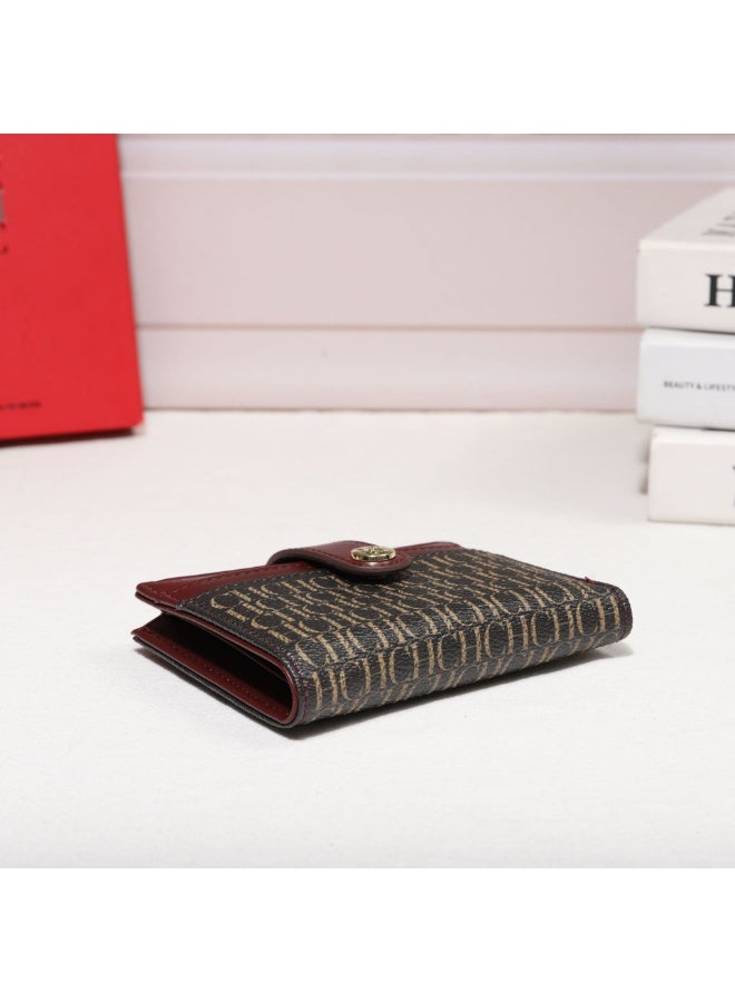 Chchmu CHCH Women's Bag Wallet Exquisite Compact Convenient Decoration Durable Elegant Brand Design Sense Letter Decoration Zipper - Image 4