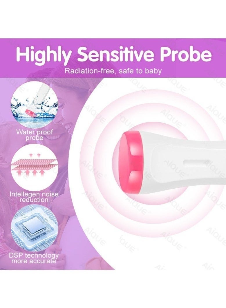 Best Portable Fetal Doppler | At-Home Baby Heart Rate Monitor with LCD Screen | Prenatal Heartbeat Listener - Image 4