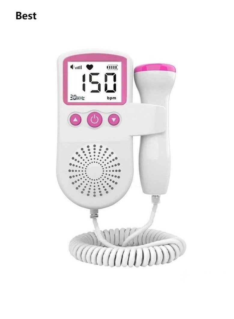 Best Portable Fetal Doppler | At-Home Baby Heart Rate Monitor with LCD Screen | Prenatal Heartbeat Listener - Image 1