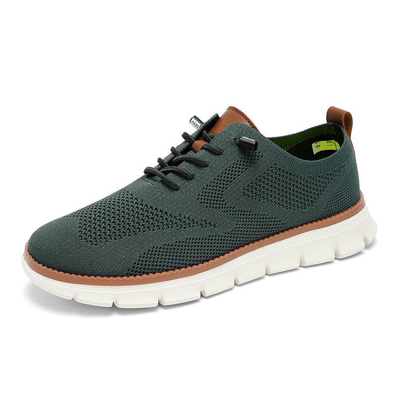 Sale Flying Weaving Casual Shoes Temu Men Light Breathable Men'S Shoes Summer Plus Size Loafers - Image 1