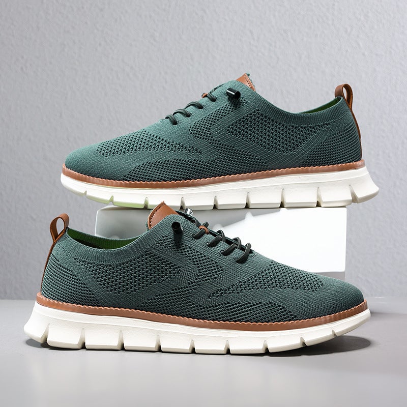 Sale Flying Weaving Casual Shoes Temu Men Light Breathable Men'S Shoes Summer Plus Size Loafers - Image 2