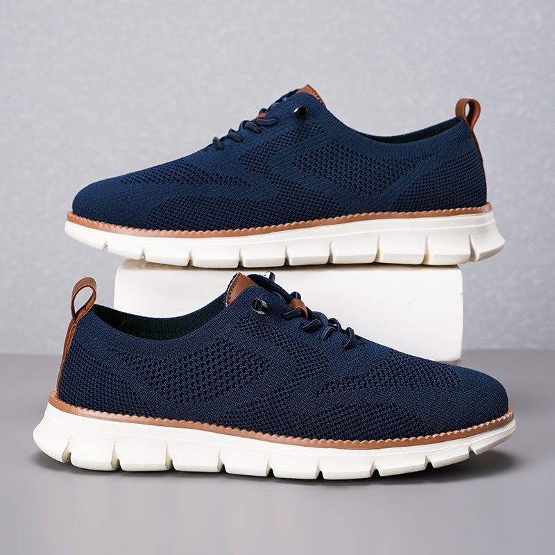 Sale Flying Weaving Casual Shoes Temu Men Light Breathable Men'S Shoes Summer Plus Size Loafers - Image 4