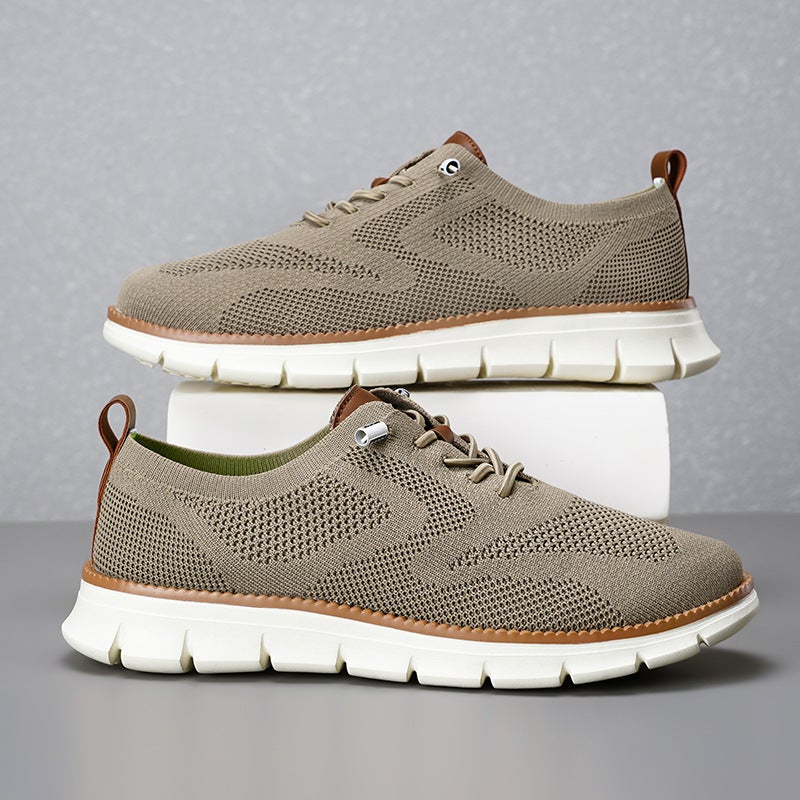 Sale Flying Weaving Casual Shoes Temu Men Light Breathable Men'S Shoes Summer Plus Size Loafers - Image 3