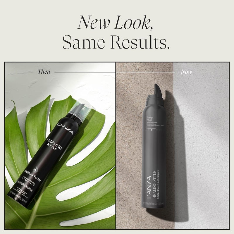 L'ANZA Healing Style Design Foam - 7.1 oz Hair Styling Mousse with Heat Protection - Image 2