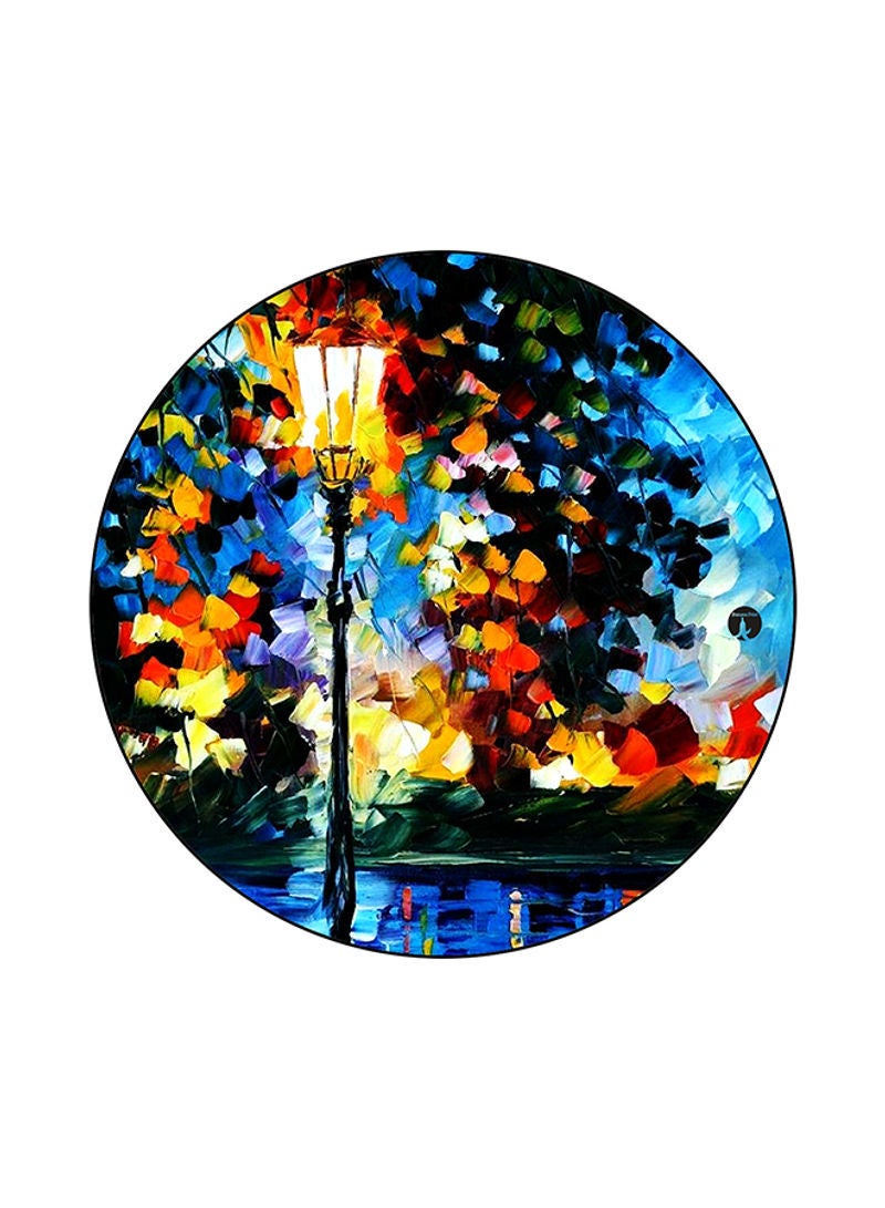 A Painting Round Mouse Pad Multicolour