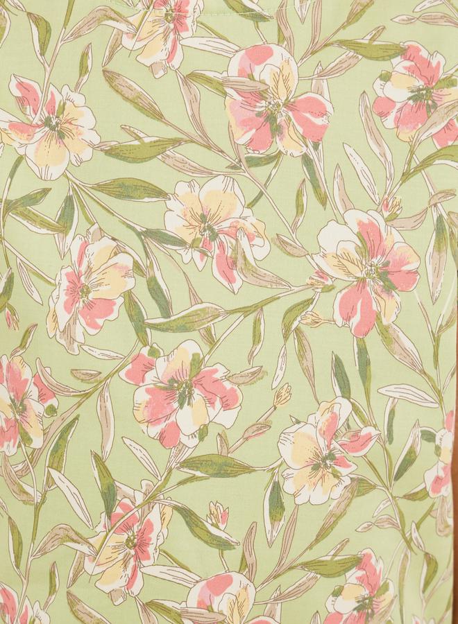 Styli All-Over Floral Print Puff Sleeve Top - Image 3