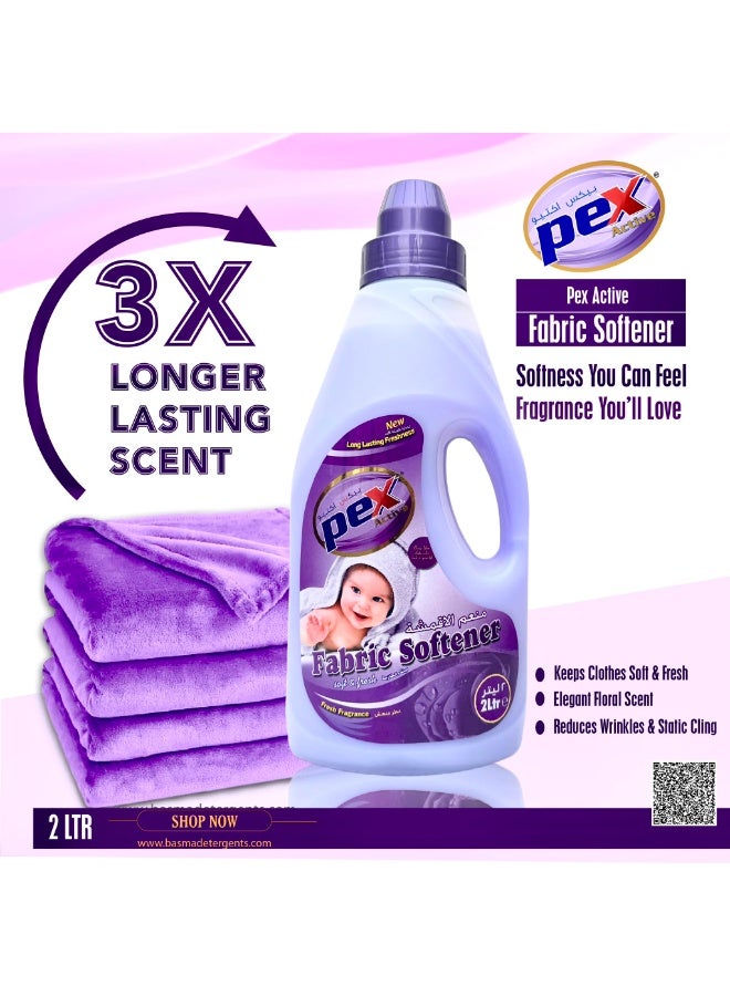 Pex Active Fabric Softener Purple 2Ltr - Image 2