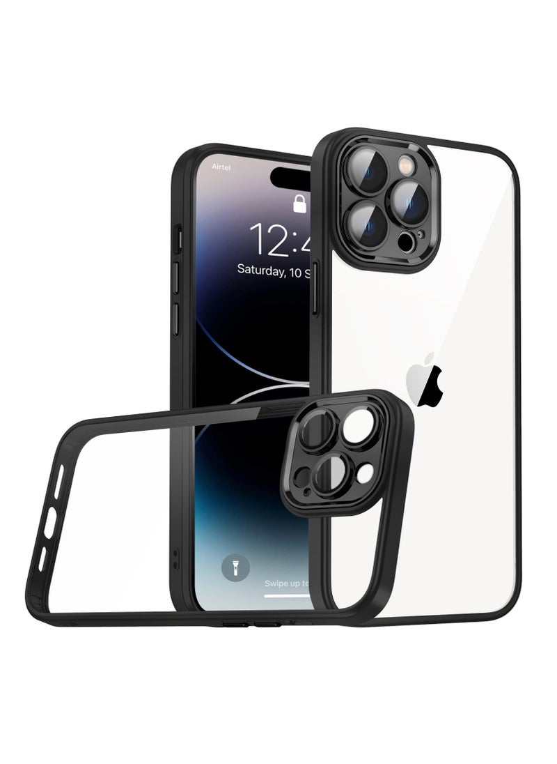 Generic Bumper Protective Case for Iphone 12 Pro Max 6.5 Silicone TPU Bumper Ultra Durable Ultra-Safe Camera Optimum Solution Black  - Image 1
