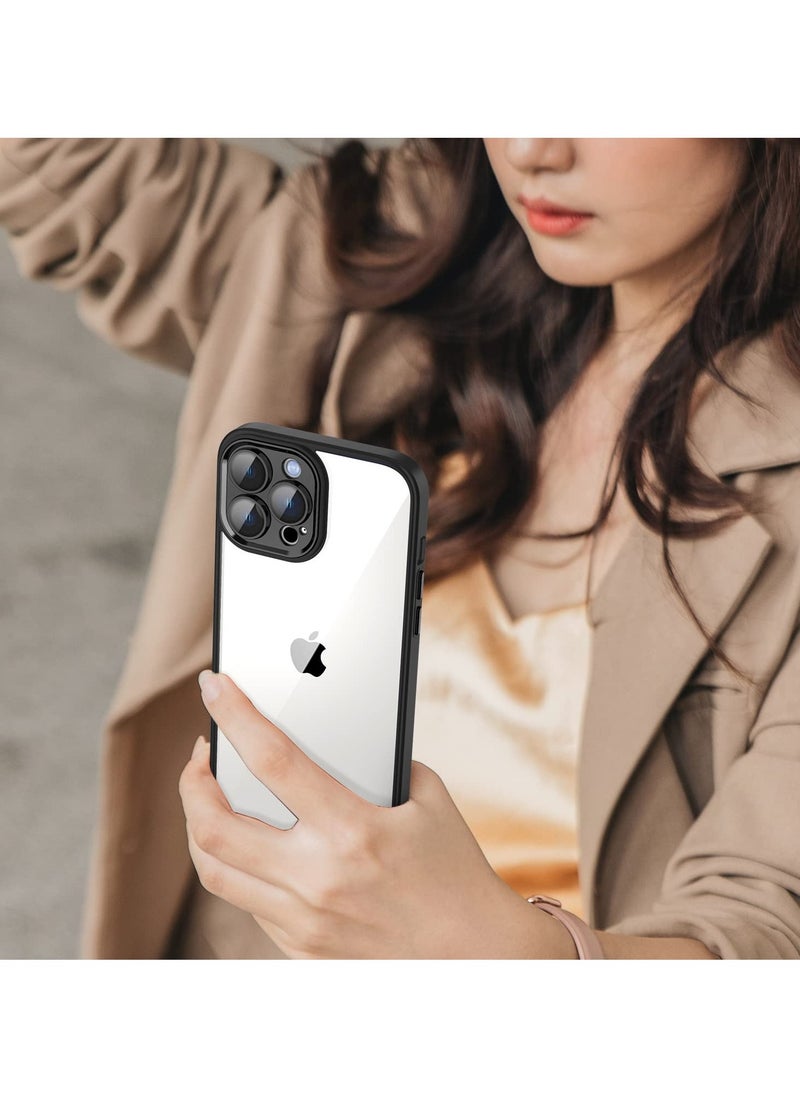 Generic Bumper Protective Case for Iphone 12 Pro Max 6.5 Silicone TPU Bumper Ultra Durable Ultra-Safe Camera Optimum Solution Black  - Image 2