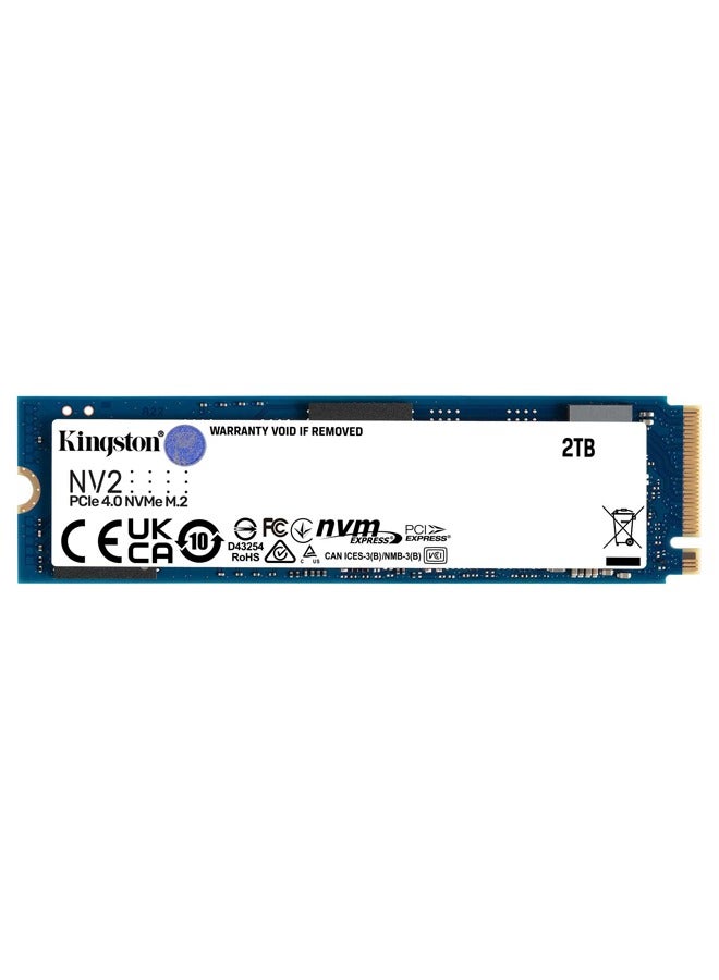 Kingston NV2 2TB M.2 2280 NVMe Internal SSD | PCIe 4.0 Gen 4x4 | Up to 3500 MB/s - SNV2S/2000G - Image 2