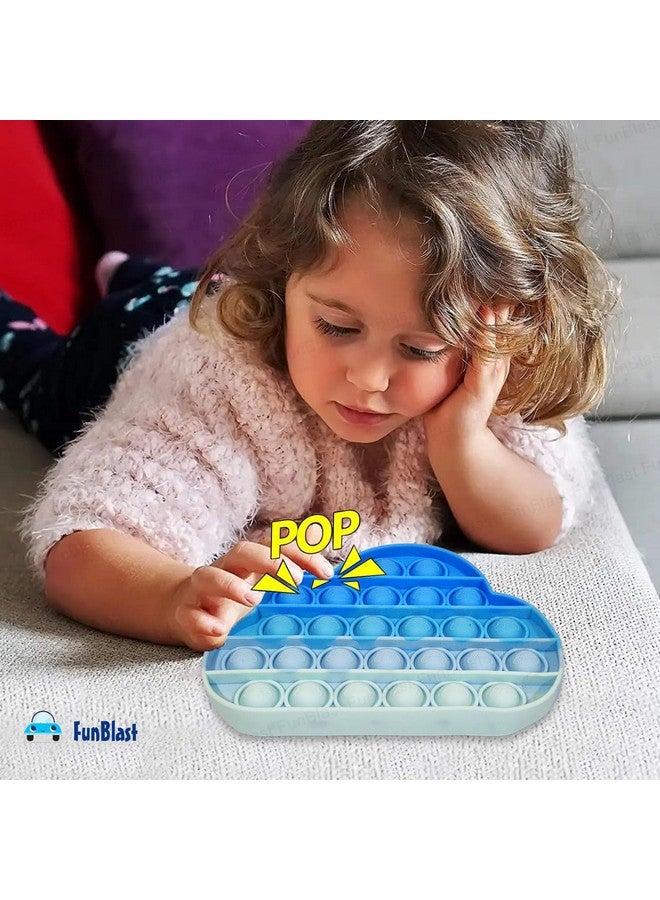 FunBlast Pop It - Popit Game, Poppet for Kids, Pop It Toy, Pop It Toys for Kids, Pop It Fidget Toy, Pop It Big, Pop It for Girls, Pop It for Boys, Stress Relief Toys (Pack of 2 Pcs) - Image 4