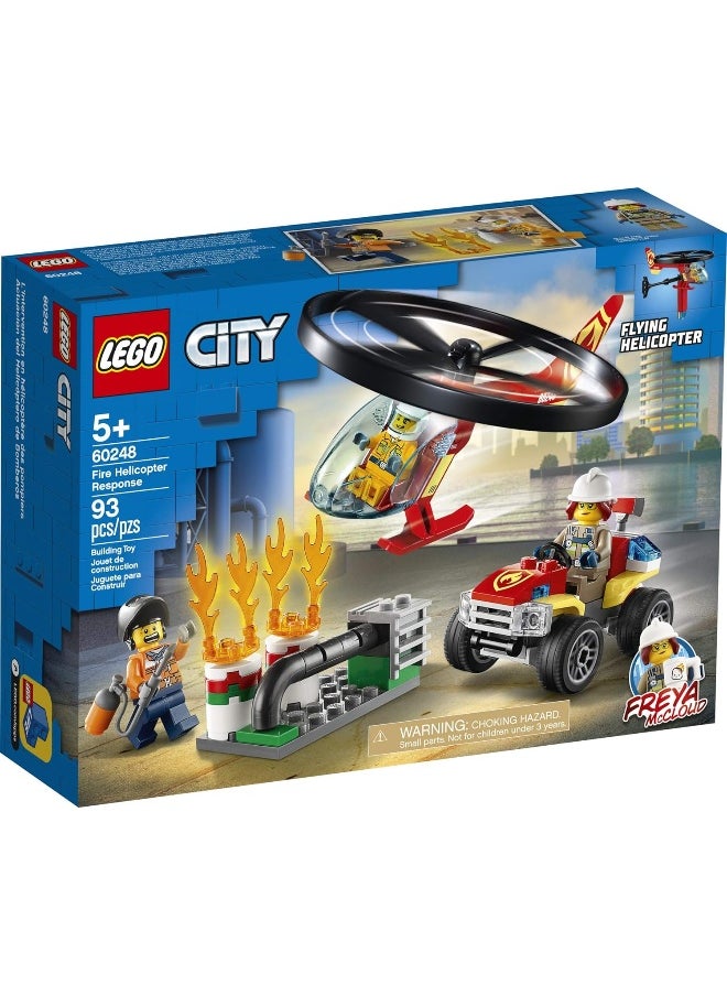 LEGO LEGO City Fire Helicopter Response 60248 Firefighter Toy, Fun Building Set for Kids (93 Pieces)  - Image 4