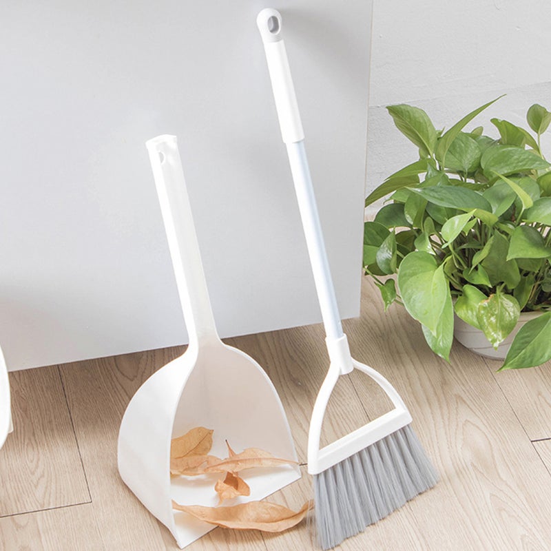 4Pcs Kids Small Broom Dustpan Children Housekeeping Learning Training Tools - Image 1