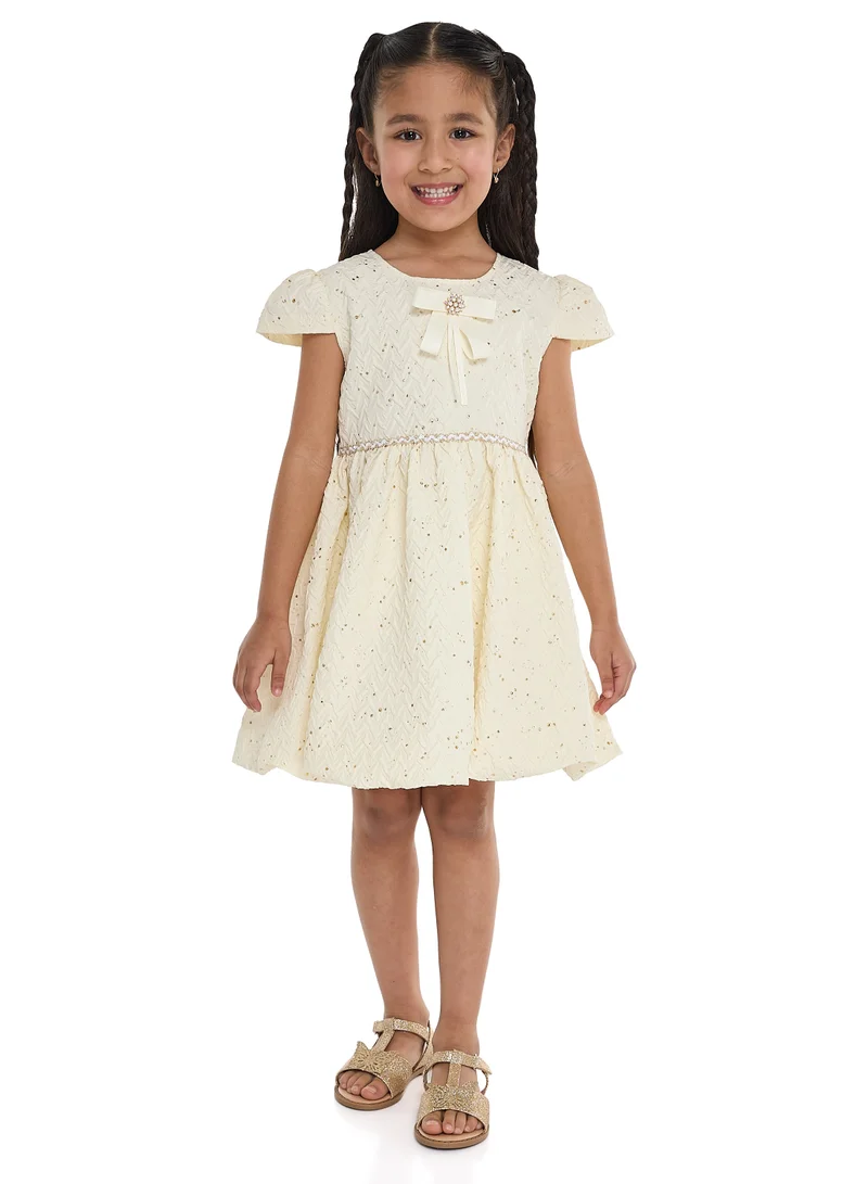victor and jane Embellished A-Line Dress