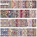 Qianshan Origami Paper Kit 50 Sheets 70GSM 6 Inch Square Double Sided Color 50 Vivid Japanese Washi Chiyo Colors for Hand Crafts Origami Paper Arts CreativityEthnic Style - Image 2