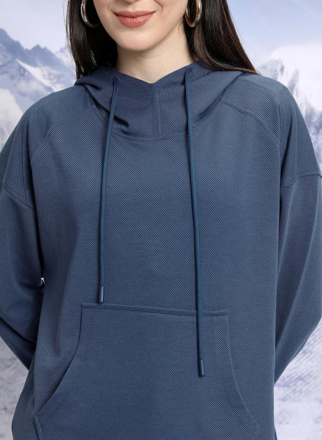 Tokyo Talkies Solid Drop Shoulder Hoodie - Image 5