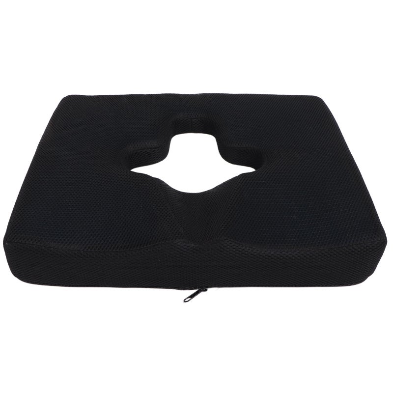 Slow Rebound Cushion Triangular Bevel T-Shaped Opening - Crotch Slotted Design Pressure Relief Cushion for Bedridden Patients Wheelchair Users - Image 1