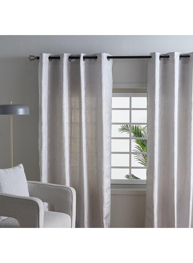 COY 25 Mm Extendable Double Curtain Rod With Finial 157 457 Cm - Image 3