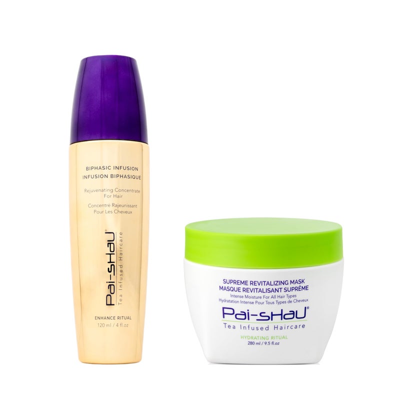 Pai-Shau Biphasic Infusion and Supreme Revitalizing Conditioner, 250ml, Unisex - Image 1