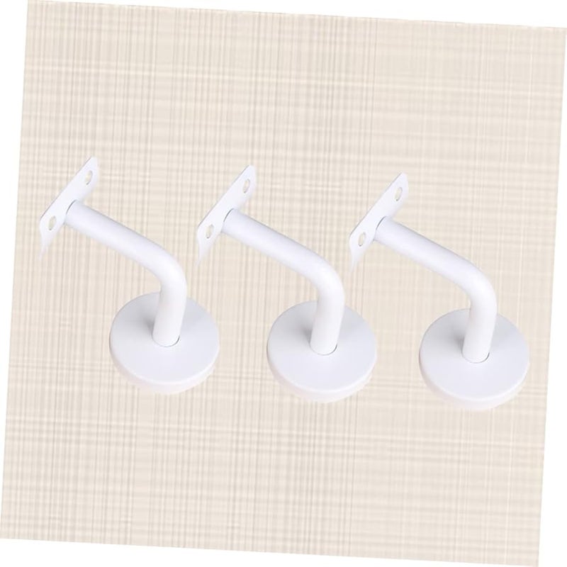 3Pcs Stainless Steel Handrail Brackets Wall Mounted Support Grab Bar for Staircase Bathroom - Image 3