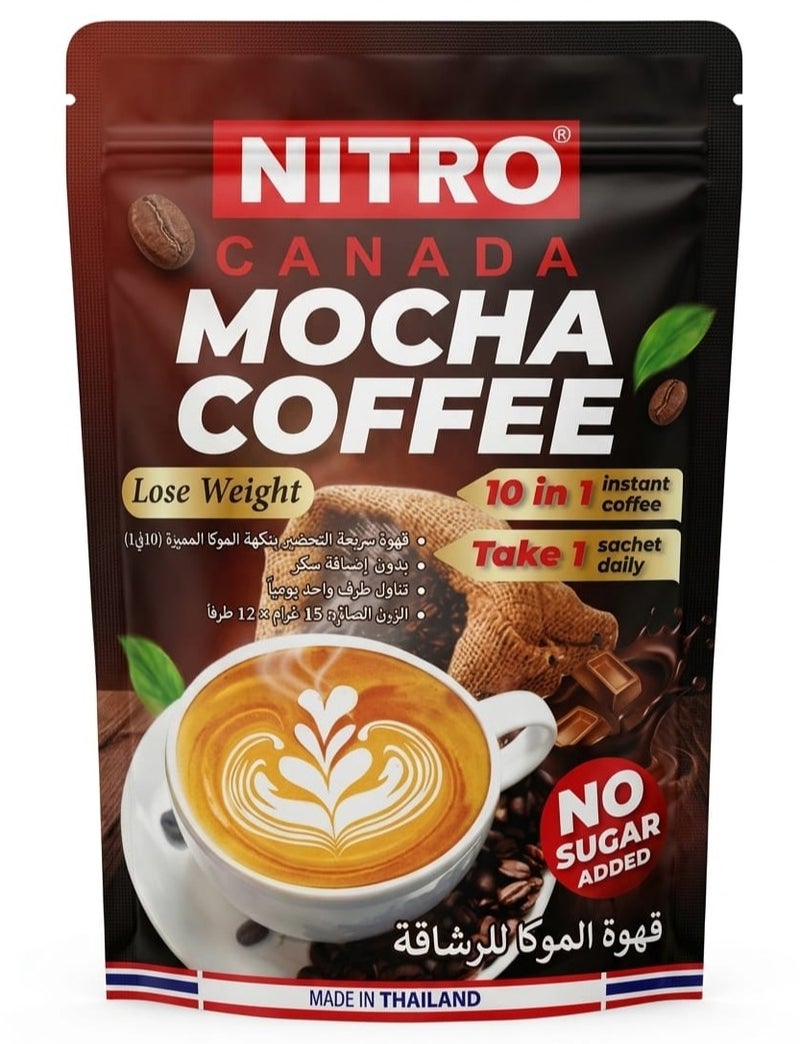 Mocha Coffee Loss Weight 15 g x 12 Sachets
