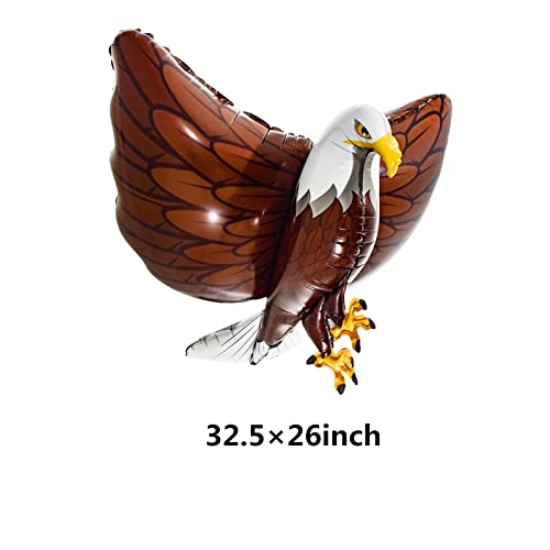 Soochat 3D Eagle Foil Balloons 4th of July Eagle Balloons for Independence Day Birthday Party Baby Shower Decorations 2 Pcs - Image 5