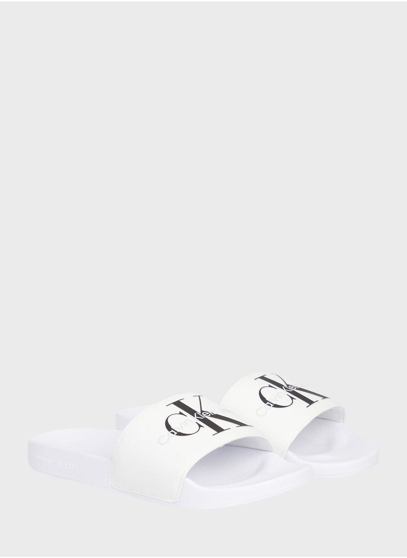 Calvin Klein Jeans - Monogram Slides - Image 1