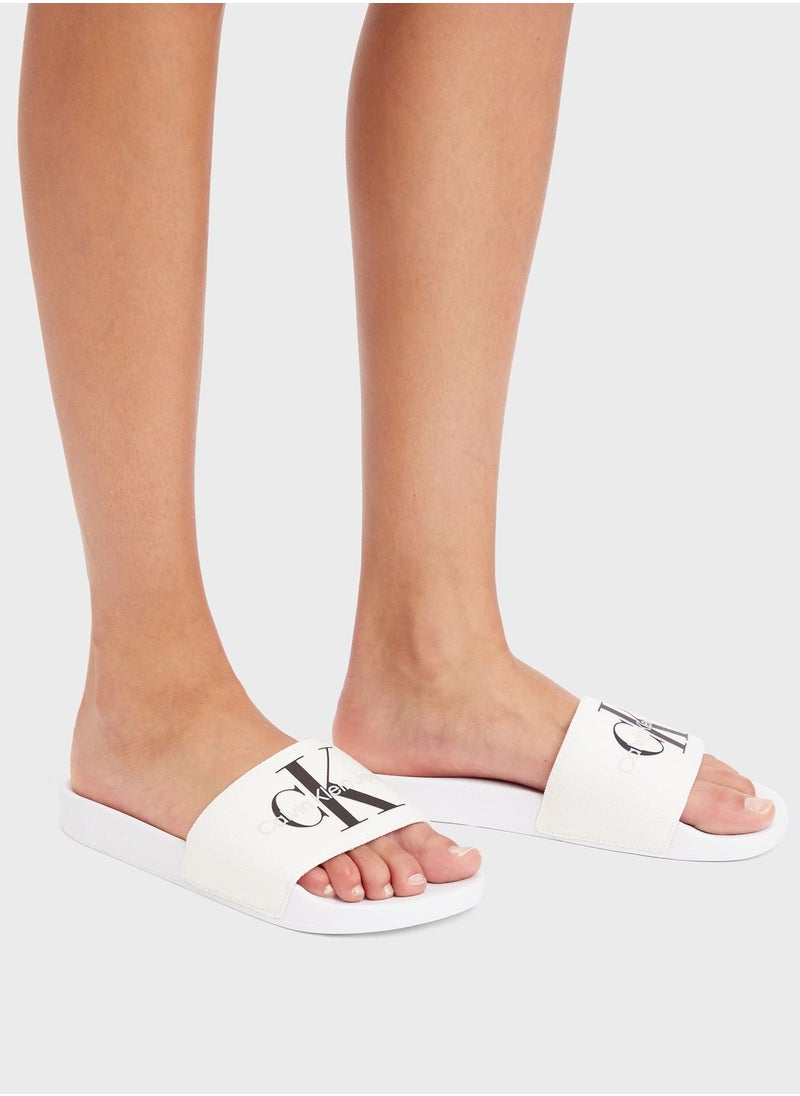 Calvin Klein Jeans - Monogram Slides - Image 1