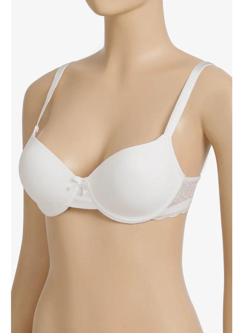 Carina Padded Ribbed Bra - Image 2