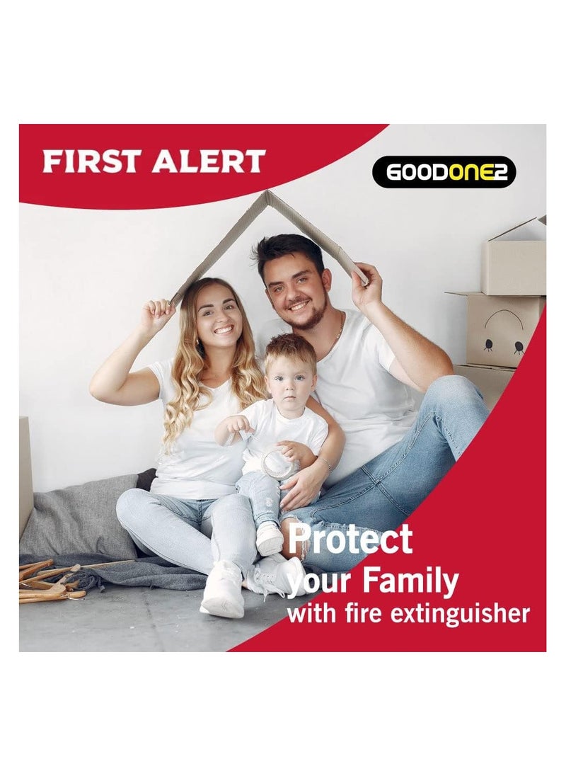 GOODONE2 - 2KG 1 Pcs Fire Extinguisher Portable Dry Powder - UAE Civil Defense Approved - Image 1