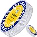 JULIMAIDONG 10mm Elastic Bracelet String Cord Crystal Stretch Bead Cord for Bracelets Jewelry Making Clear Stretchy Elastic String for Beading Transparent Thread 10MMWhite165ft - Image 2
